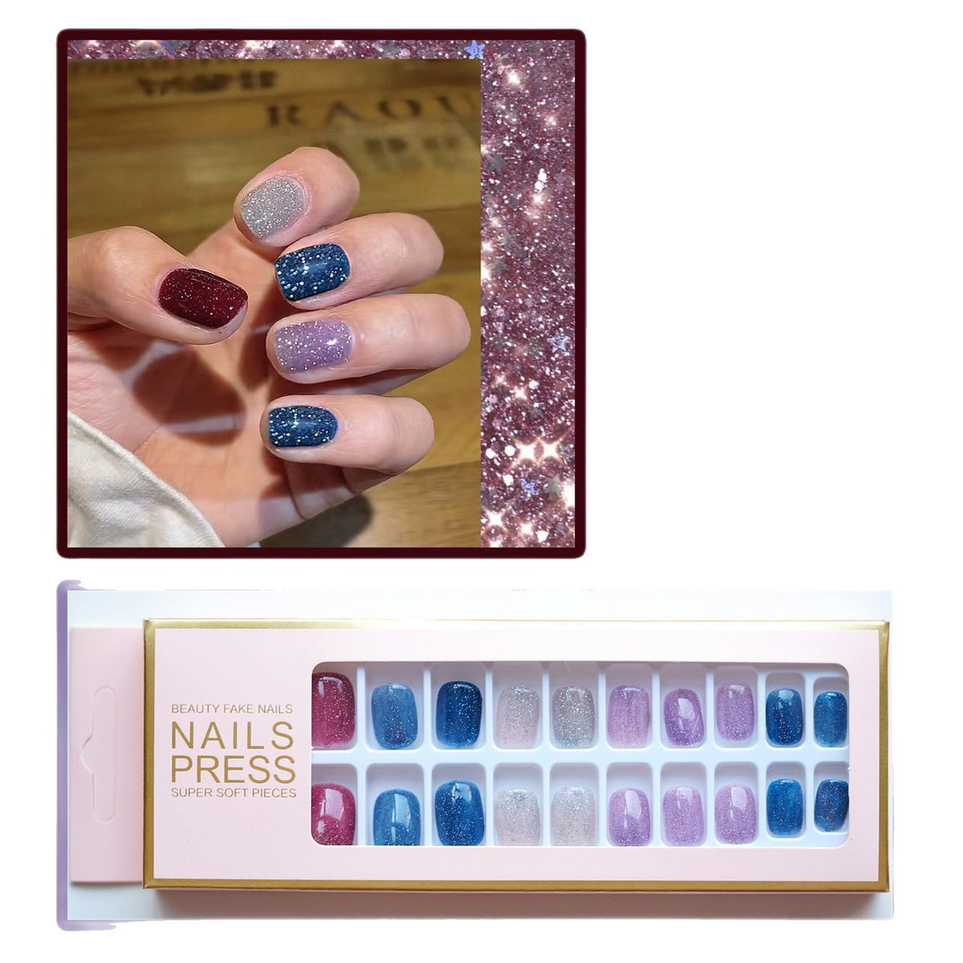 Glitzernde Press-On Nagel Kollektion Karnz