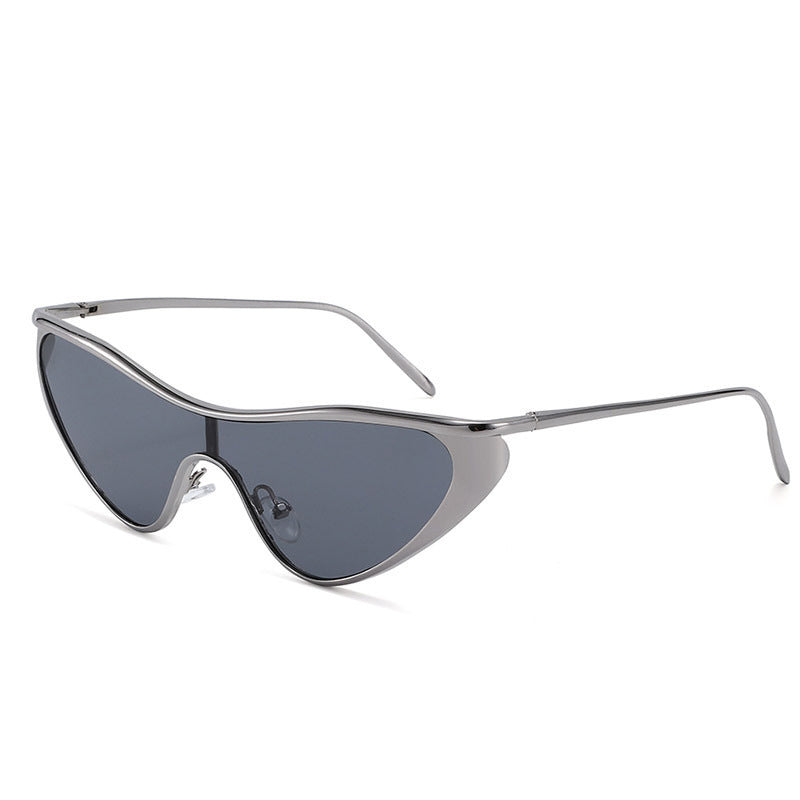 Damen futuristische Sonnenbrille im schlanken Design Karnz