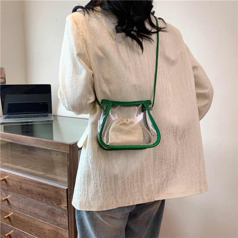 Transparente Mini-Eimer-Tasche Karnz
