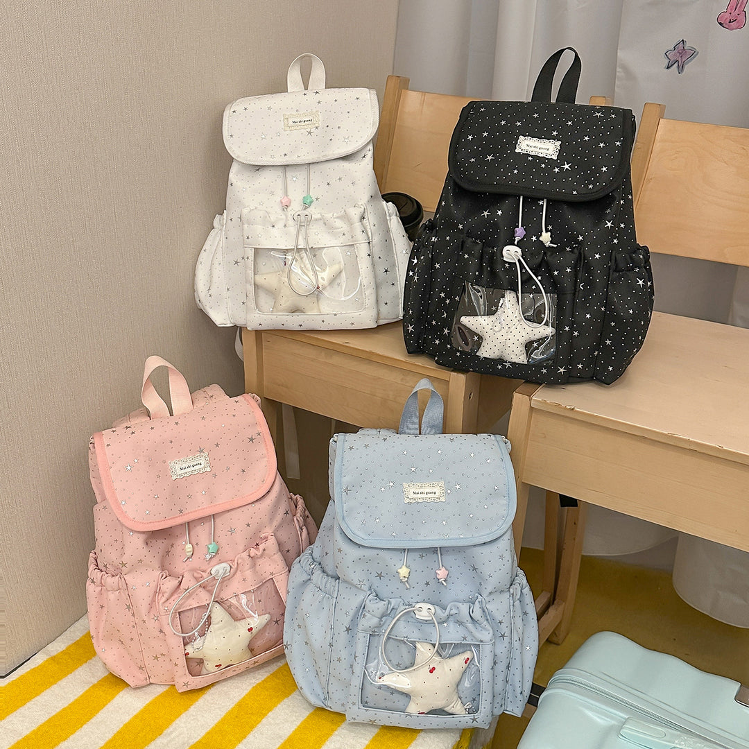 Fun Star-Embellished Mini-Rucksack Karnz