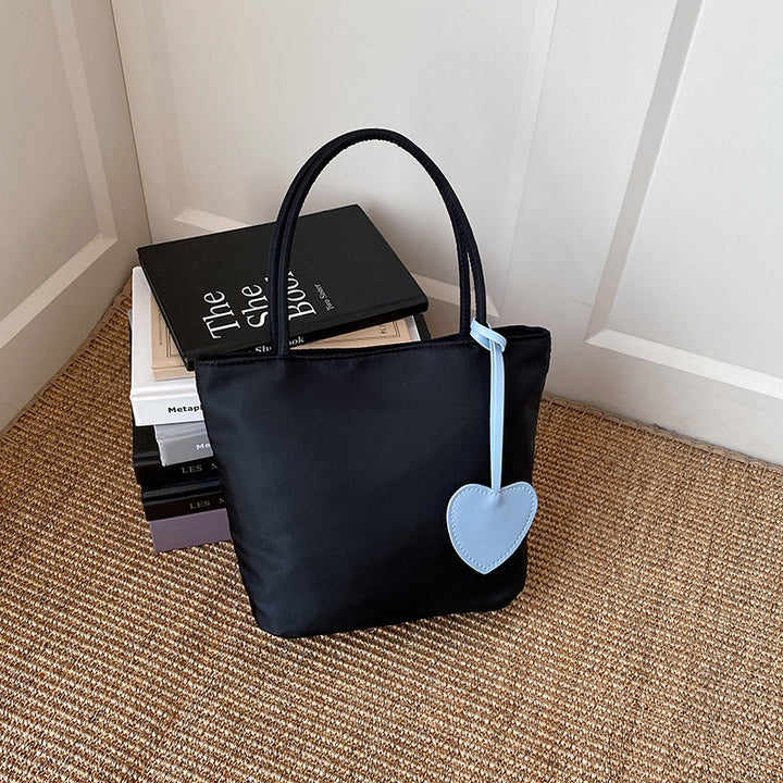 WoStylish Herz-geschmückte Alltags-Tote-Tasche Karnz