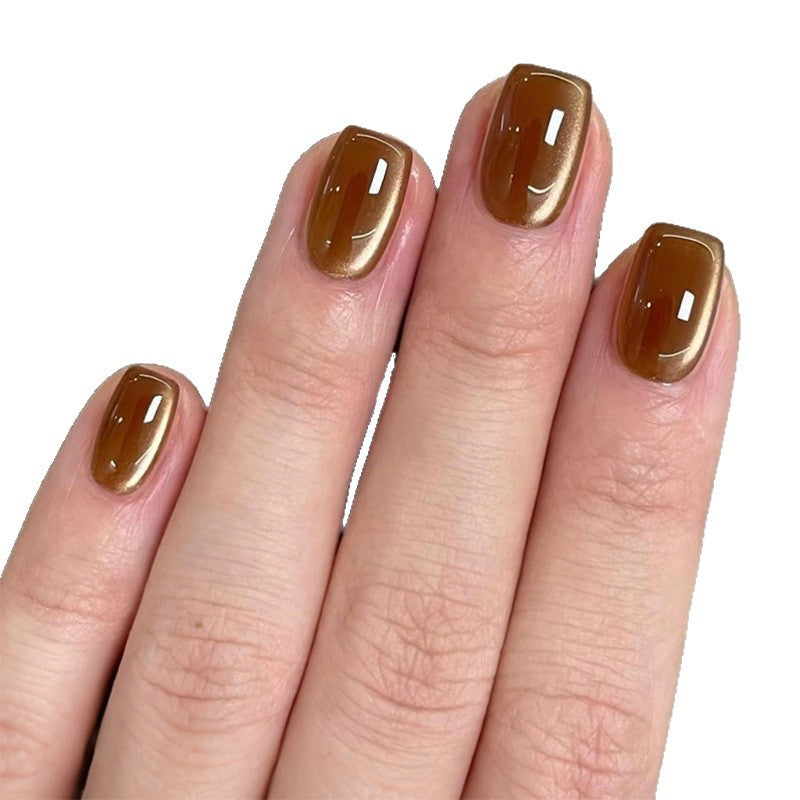 Premium Glossy Press-On Nail Set mit elegantem Finish Karnz