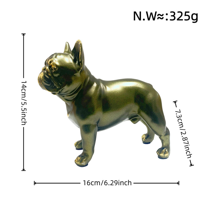 Dekofigur eines Französischen Bulldogs Karnz