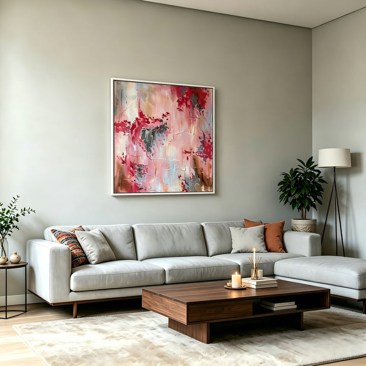 Abstrakte Expressionistische Leinwandkunst für moderne Häuser