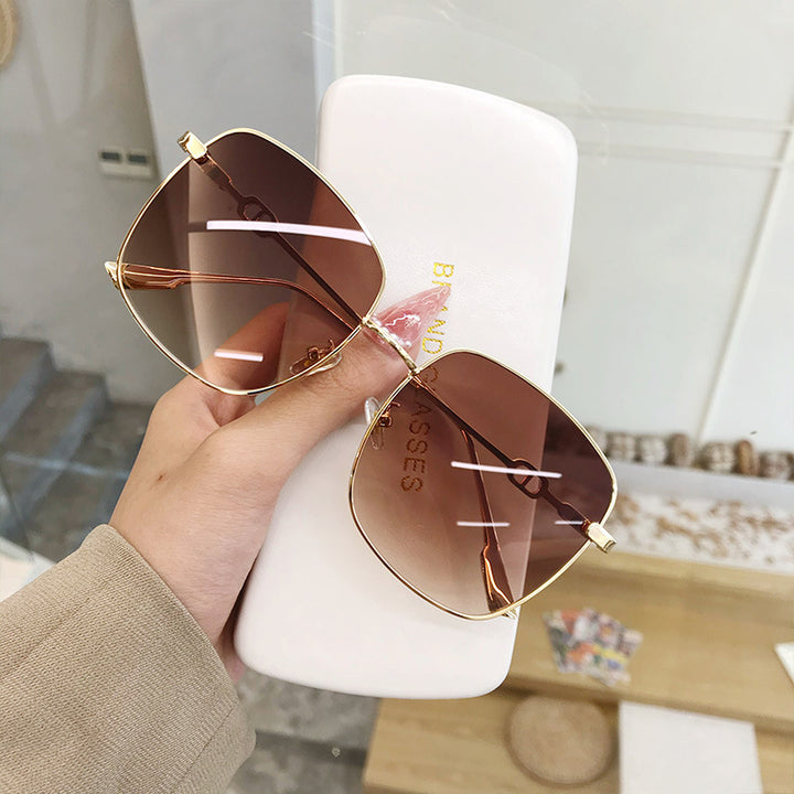 Oversized quadratische Sonnenbrille Karnz