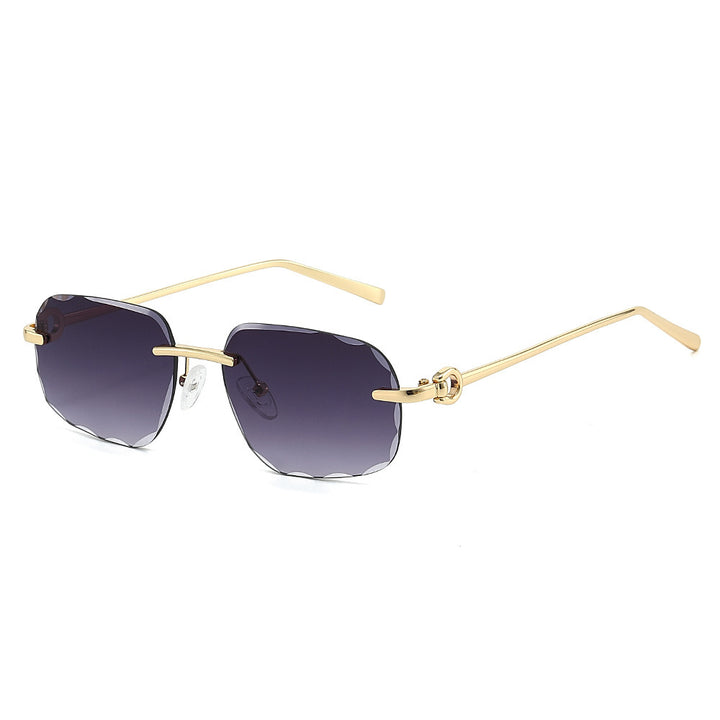 Oversized Fashion-Forward Geometrische Sonnenbrille Karnz
