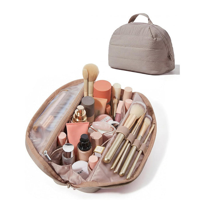 Kosmetik-Organizer Tasche mit Durchsichtigen Fächern Karnz