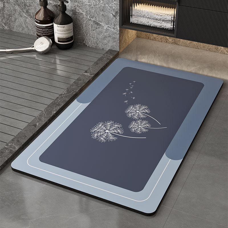 Memory Foam Badmatte mit Blumenmuster