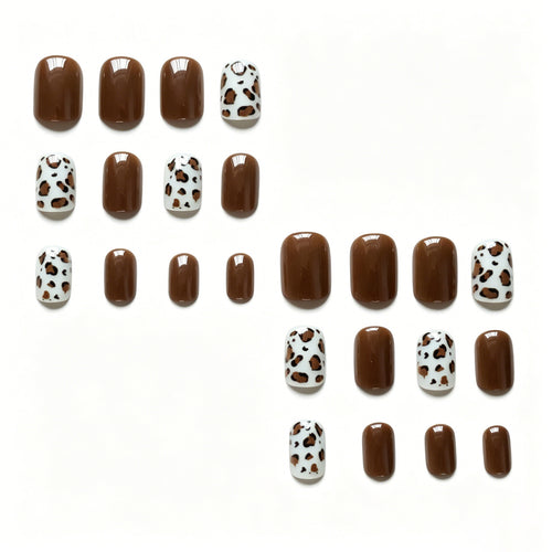 Leopard Print Nagelkunst Set