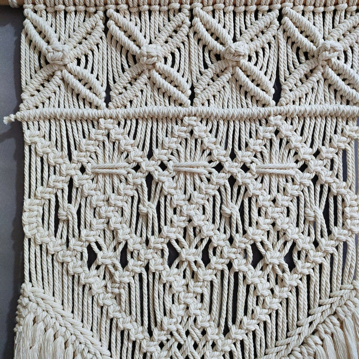 Artisan Macrame Wandteppich Karnz