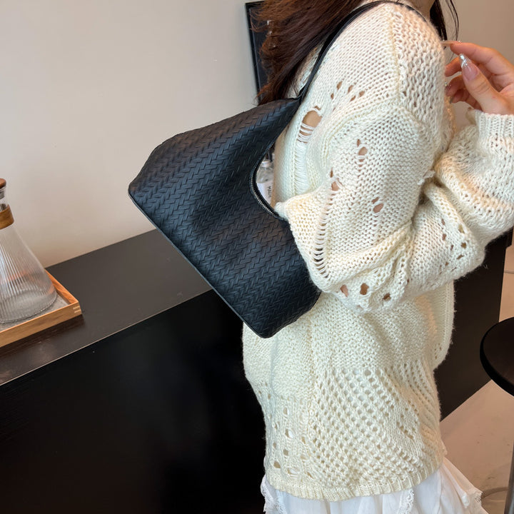 Texturierte Gewebte Schultertasche Karnz