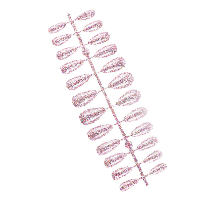 Glamouröser Glitter Press-On Nagel Set Karnz