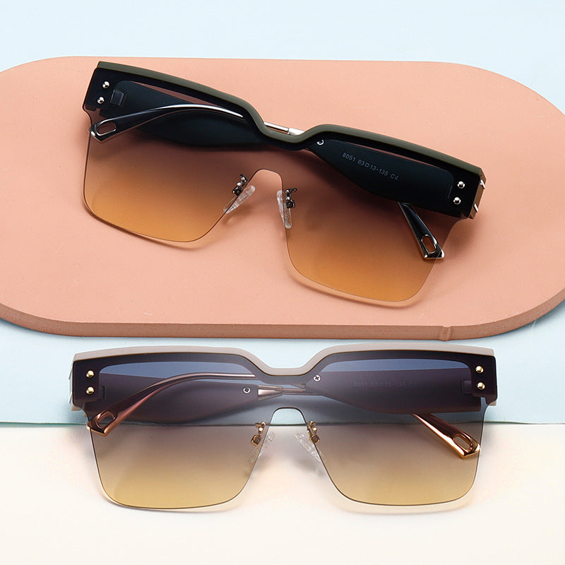 Damen Fashion Sonnenbrille mit geometrischem Design und UV-Schutz Karnz