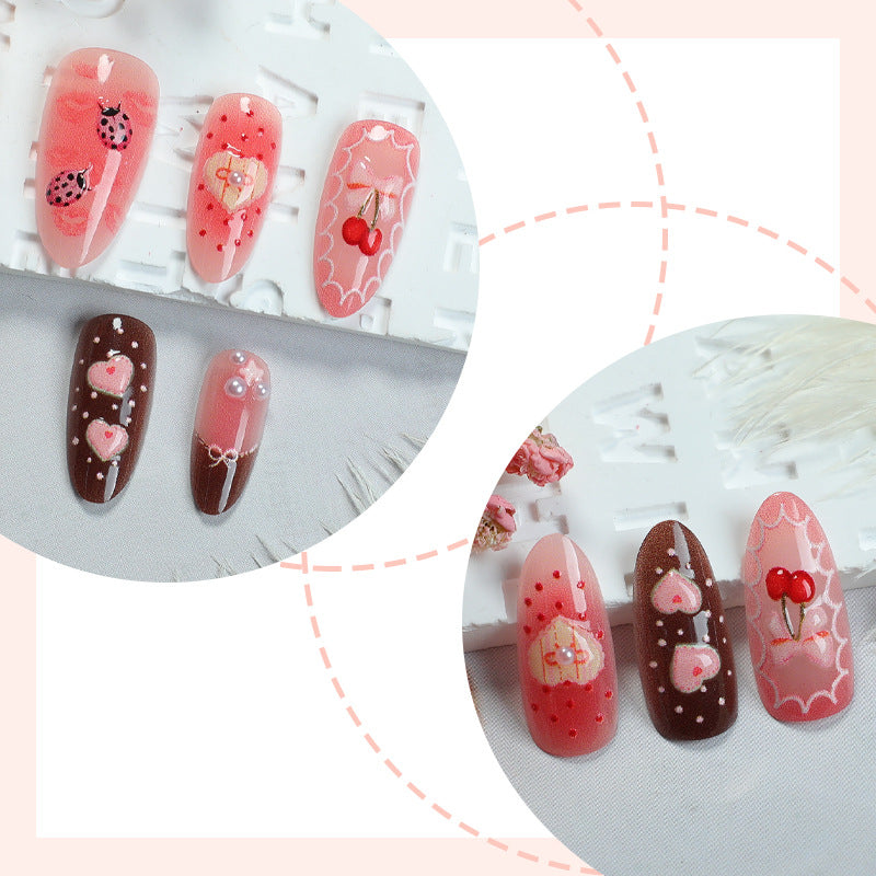Fantasy-Themen Press-On Nail Art Set Karnz
