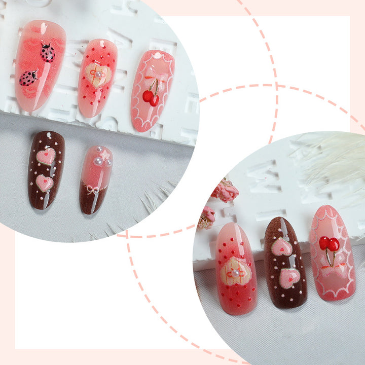 Fantasy-Themen Press-On Nail Art Set Karnz