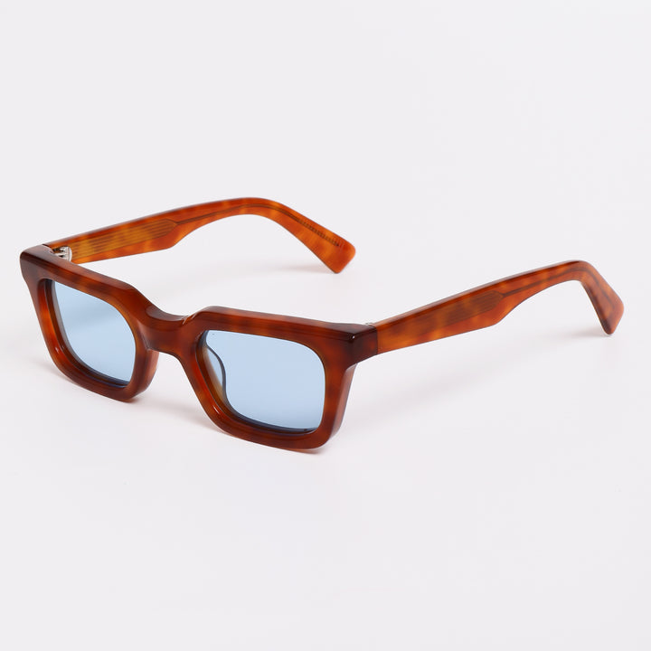 Damen stylische Sonnenbrille im modernen Quadrat-Design mit polarisierten Gläsern Karnz