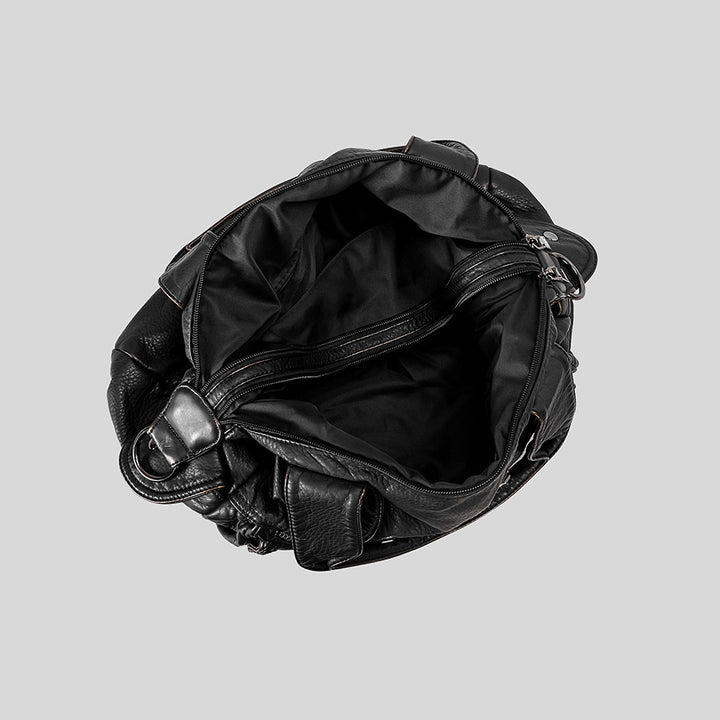 Multifunktionale Lederhandtasche