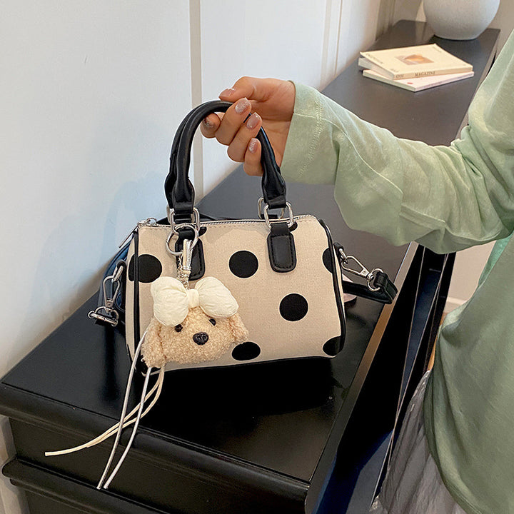 Verspielte Polka-Dot Mini-Handtasche Karnz