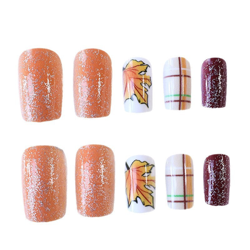 Herbst-Themen dekorative Nagelkunst Karnz