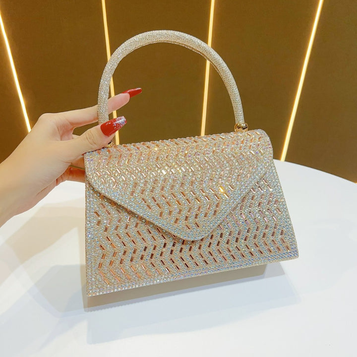 Rhinestone-beschichtete Abend-Handtasche