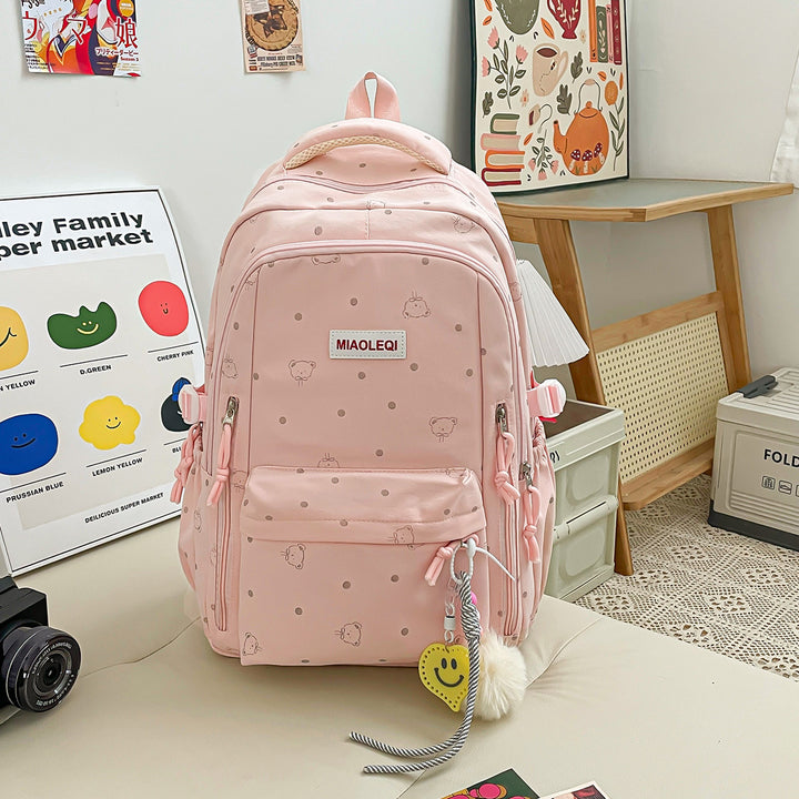 Verspielt gepunktetes Design Rucksack Karnz