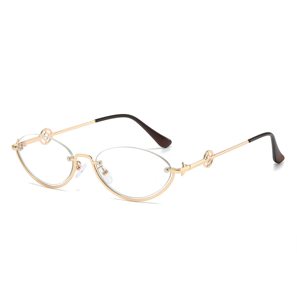 Elegante Katzenauge Verschreibung Brille Karnz