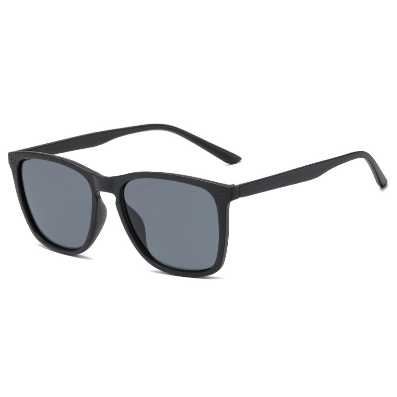 Damen stilvolle Sonnenbrille mit modernem, kantigem Rahmen Karnz
