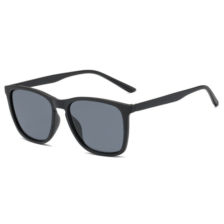 Damen stilvolle Sonnenbrille mit modernem, kantigem Rahmen Karnz