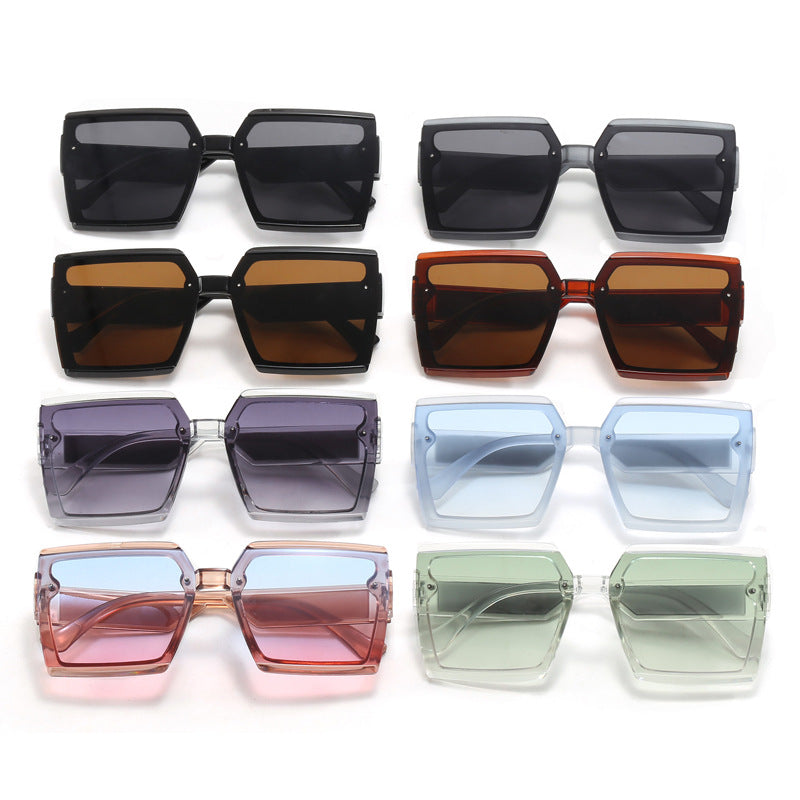 Damen quadratische modernen Sonnenbrille Karnz