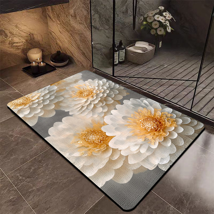 Elegant Floral Design Bereich Matte