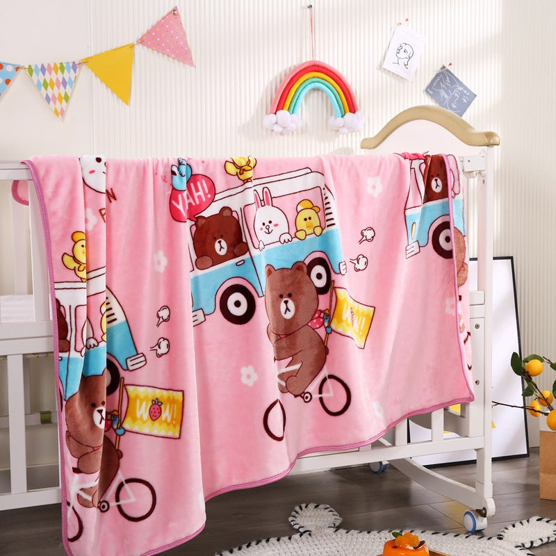 Kinder Cartoon Charakter Fleece Decke Karnz
