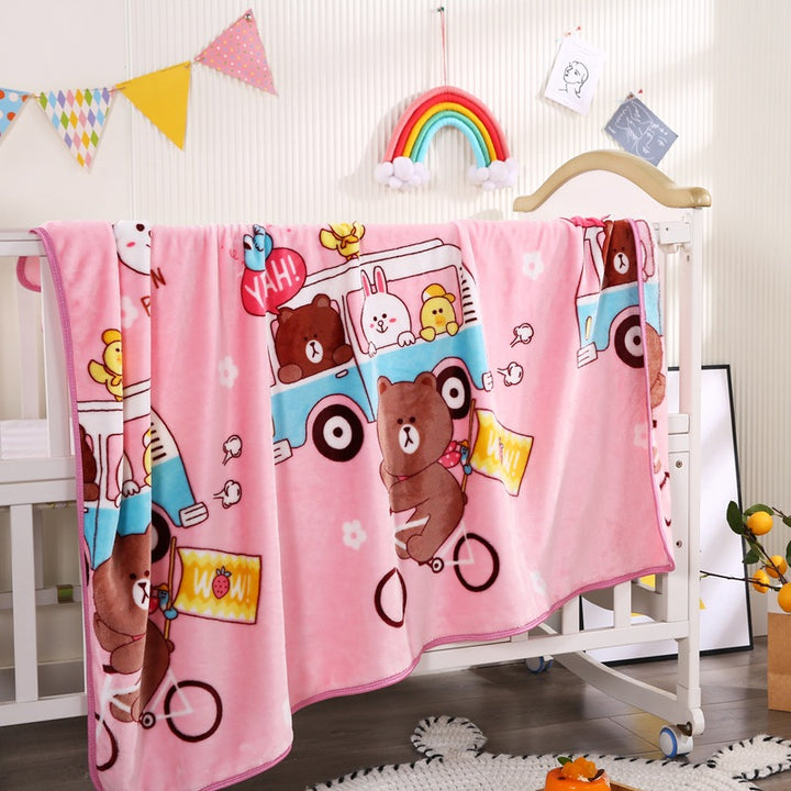 Kinder Cartoon Charakter Fleece Decke Karnz