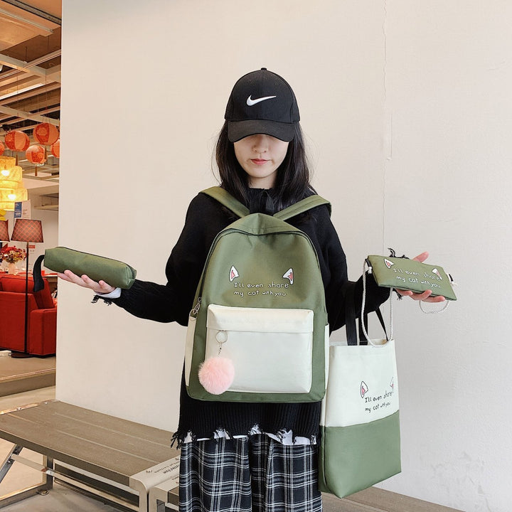 Niedlicher Tier-Themen-Rucksack Set Karnz