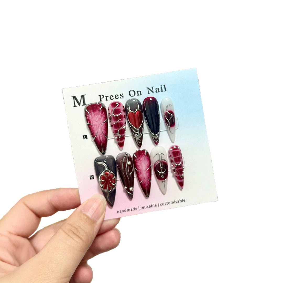 Anpassbares Press-On Nagelkunstset