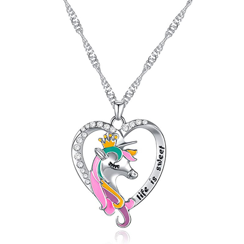 Verspielte katzenthematische Schmuck-Anhänger-Neklace Karnz
