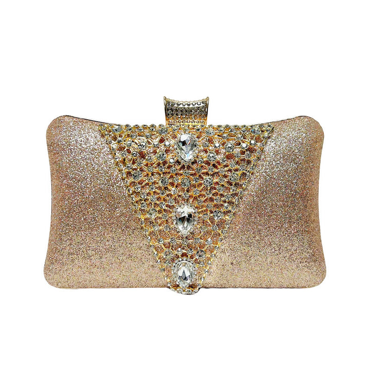 Glamouröse Strass-besetzte Abendtasche