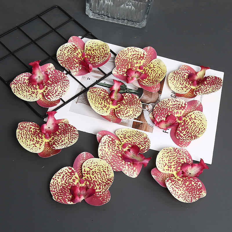 Dekoratives Orchideenblatt für die Wohnkultur展示