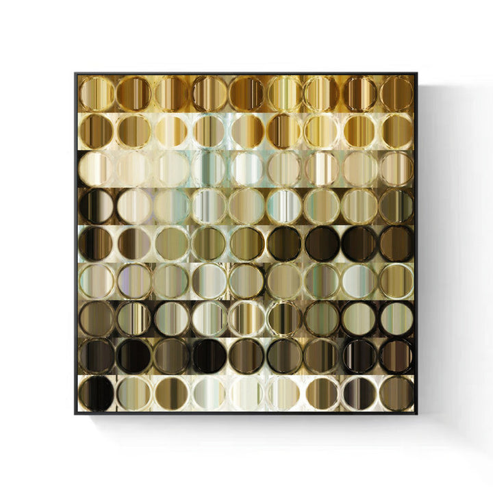 Moderne geometrische Leinwandkunst Wanddekoration