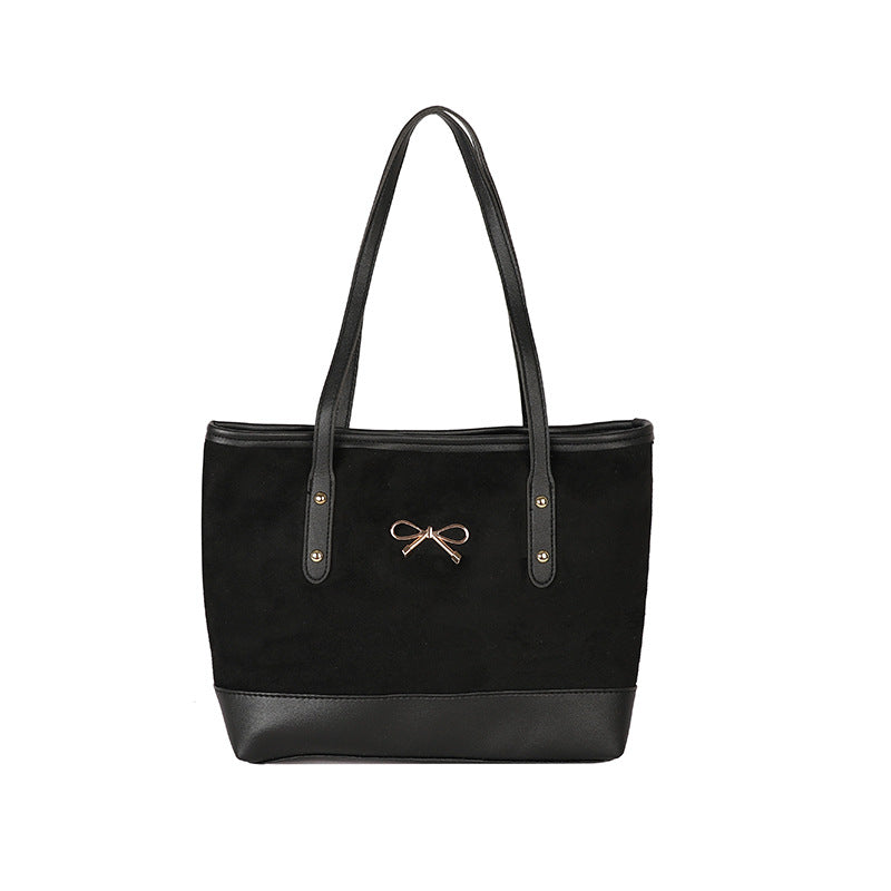 WoStylish Faux Suede Tote Bag Karnz