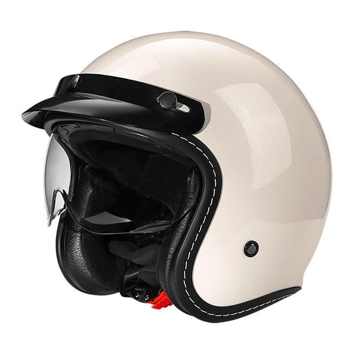 Stylischer Offene-Face Motorradhelm Karnz