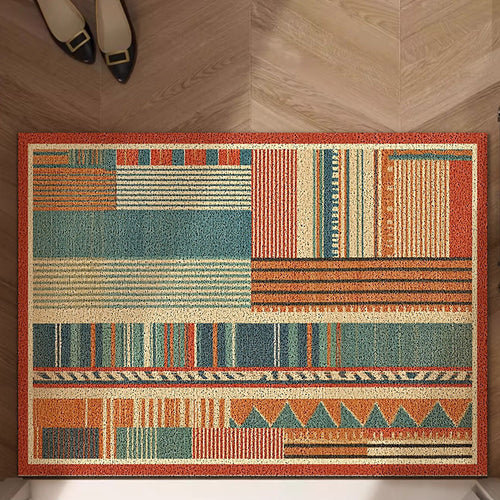Geometrisch gemusterte Eingangsmatte