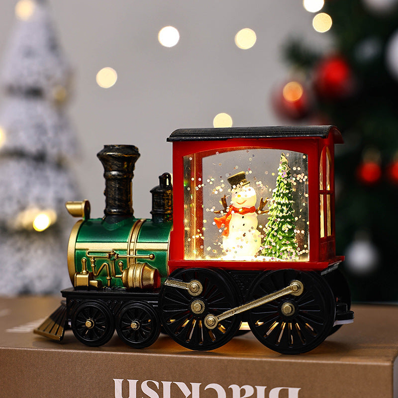 Beleuchtete Weihnachtszug-Dekoration Karnz