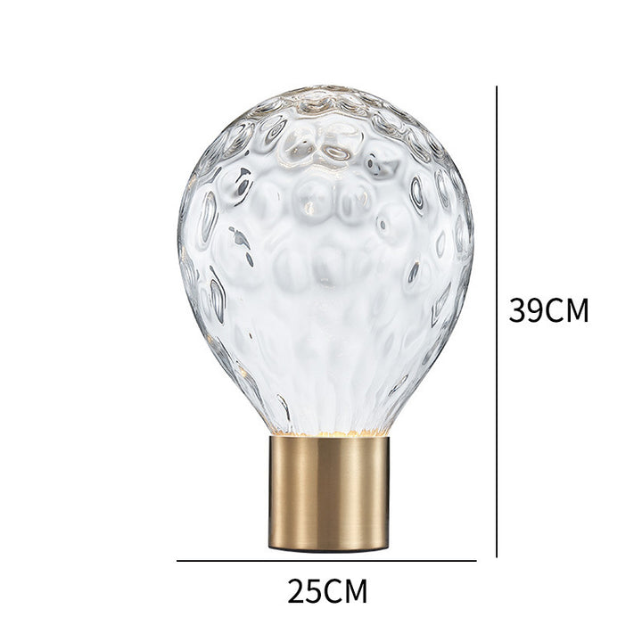 Künstlerische Glas Tischlampe