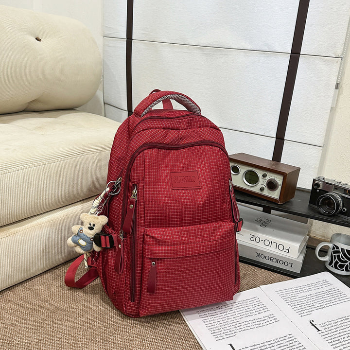 Vielseitiger karierten Rucksack