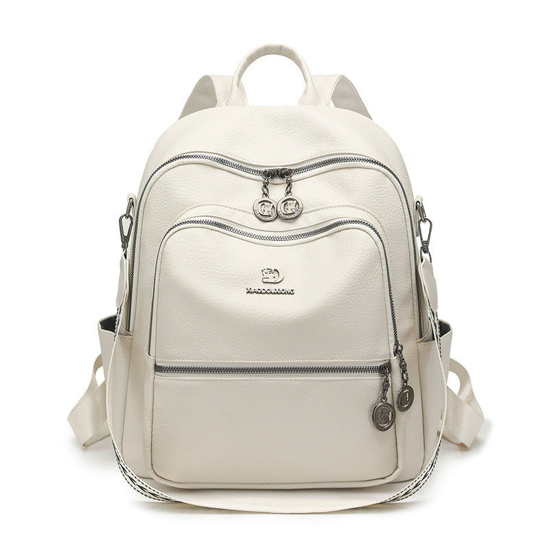 Multi-Funktionaler Leder-Rucksack Karnz