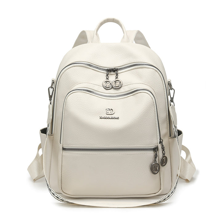 Multi-Funktionaler Leder-Rucksack Karnz