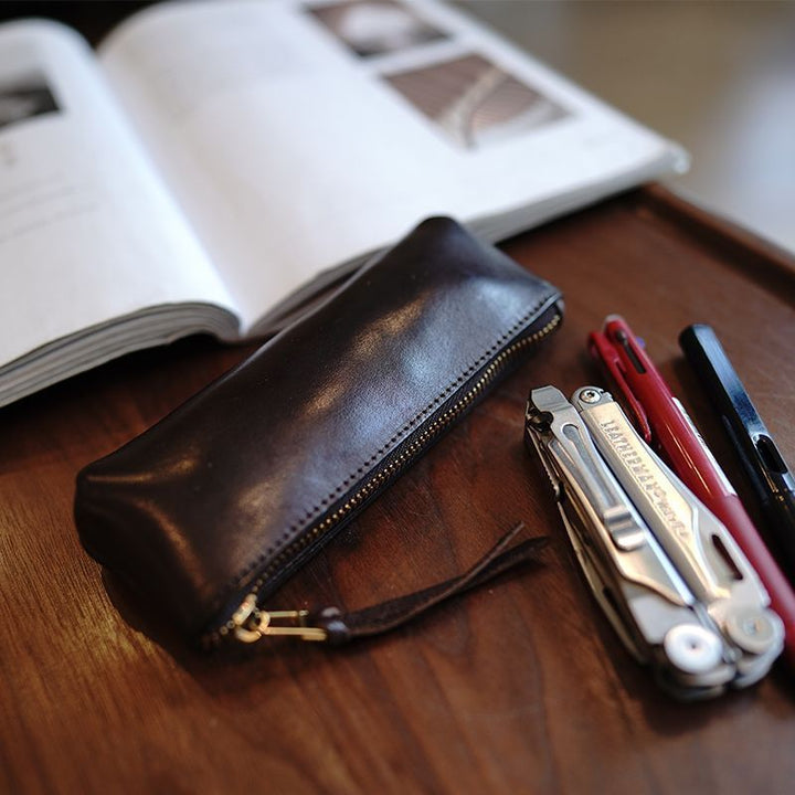 Premium Leder Bleistift etui Karnz