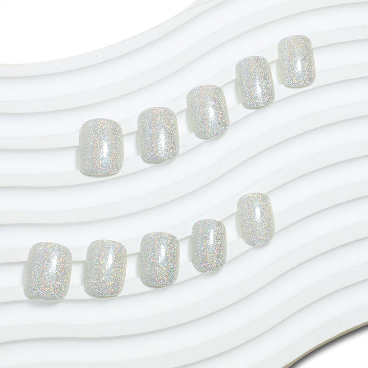 Glitzernde Press-On-Nagelspitzen Karnz