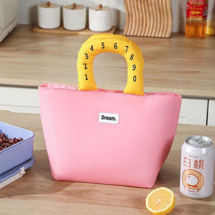 Isolierter Schachbrett-Lunch-Tote