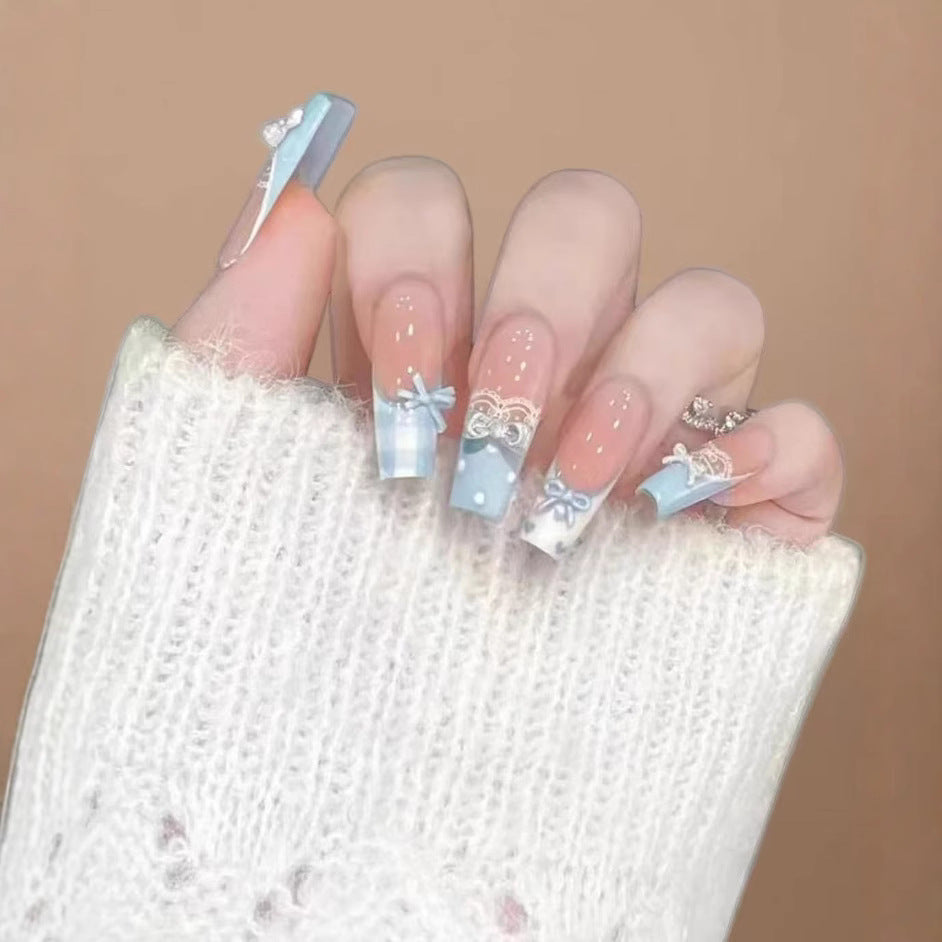 Dekorative Extra-Lange Acryl Nagelkunstverlängerungen Karnz